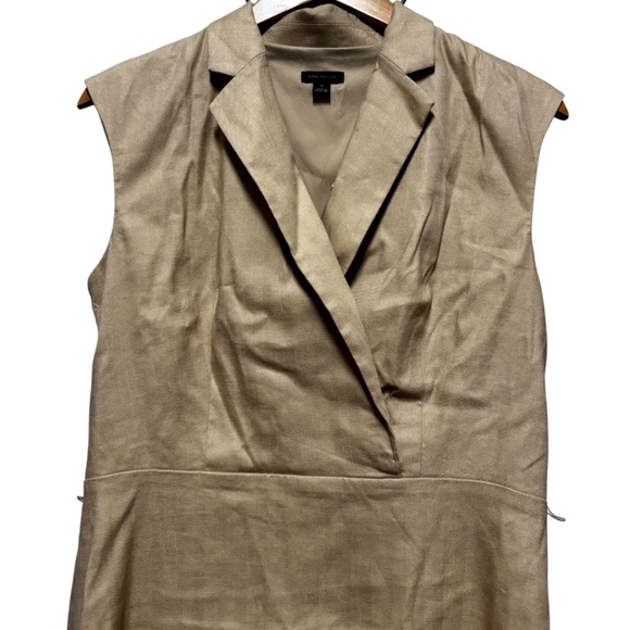 Ann Taylor | Women's Sleeveless Collared Sheath Dress - Picture 3 of 8